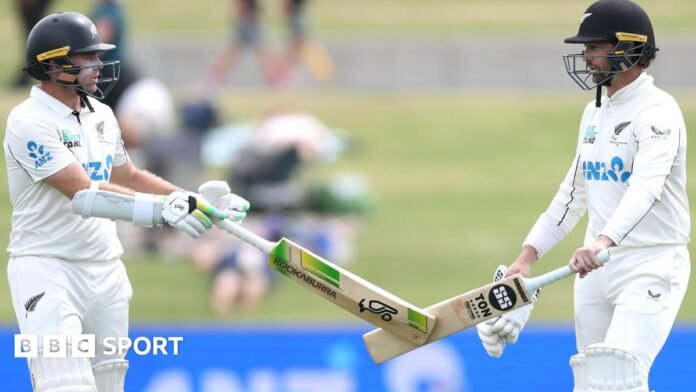 New Zealand openers break Test records against WI
Livezstream.com