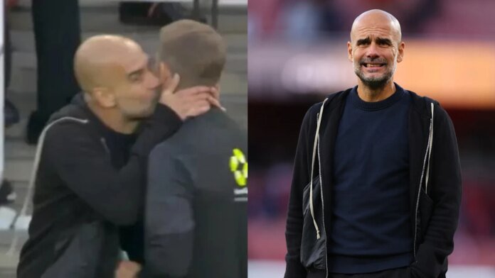 Pep Guardiola plants kiss on cheek of fourth official after telling off
Livezstream.com