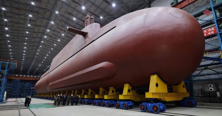 ​North Korea Unveils the Completed Hull of What It Calls a Nuclear Submarine Livezstream.com