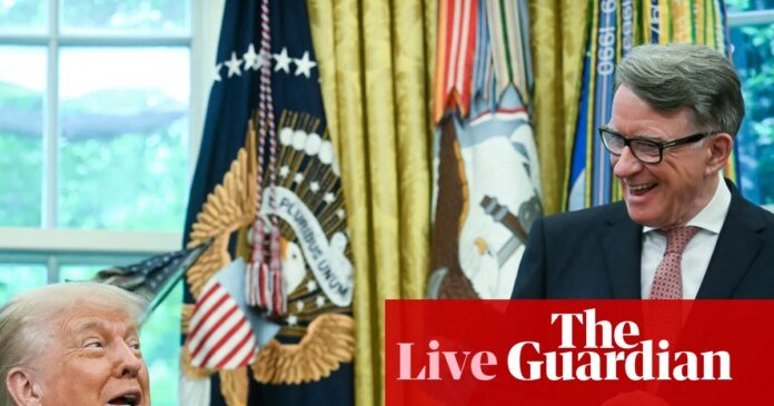 Mandelson praises Trump’s ‘graciousness’ and declines to apologise for friendship Mandelson praises Trump’s ‘graciousness’ and declines to apologise for friendship with Jeffrey Epstein – UK politics live Livezstream.com