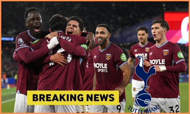 Report: Tottenham enter race to sign West Ham star who’s accepted another offer
Livezstream.com